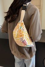 Load image into Gallery viewer, Printed Adjustable Strap Sling Bag