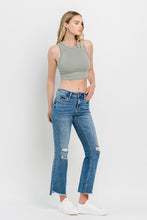 Load image into Gallery viewer, Vervet by Flying Monkey Full Size Mid Rise Distressed Cropped Flare Jeans