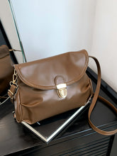 Load image into Gallery viewer, PU Leather Adjustable Strap Crossbody Bag