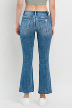 Load image into Gallery viewer, Vervet by Flying Monkey Full Size Mid Rise Distressed Cropped Flare Jeans