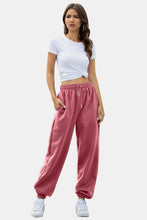 Load image into Gallery viewer, Elastic Waist Joggers with Pockets