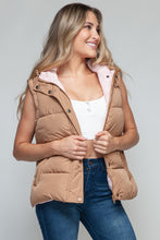 Load image into Gallery viewer, Snobbish Snap and Zip Closure Hooded Vest