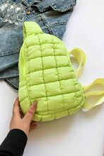 Load image into Gallery viewer, Quilted Nylon Crossbody  Bag