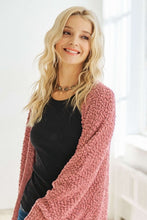 Load image into Gallery viewer, ADORA Popcorn Knit Open Front Long Sleeve Cardigan