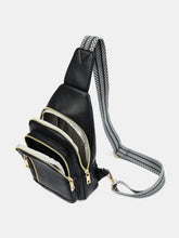 Load image into Gallery viewer, PU Leather Adjustable Strap Crossbody Bag