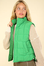 Load image into Gallery viewer, VERY J Zip Up Puffer Padded Warm Vest