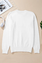 Load image into Gallery viewer, THANKFUL Round Neck Long Sleeve Knit Top