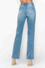 Load image into Gallery viewer, bytos Full Size Distressed High Rise Straight Jeans