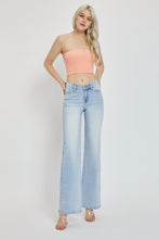 Load image into Gallery viewer, RISEN Full Size Wide Leg V Dipped Front Waist Jeans