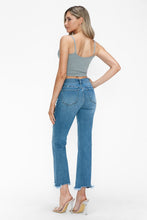 Load image into Gallery viewer, bytos Raw Hem Distressed Mid Rise Crop Jeans