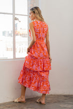 Load image into Gallery viewer, Sew In Love Full Size Floral Ruffled Maxi Sleeveless Dress