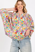 Load image into Gallery viewer, SAGE + FIG Button Down Floral Shirt