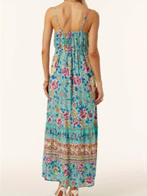 Load image into Gallery viewer, Printed Scoop Neck Midi Cami Dress