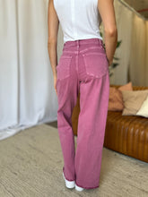 Load image into Gallery viewer, RFM Full Size High Rise Garment Dye Wide Leg  Jeans