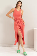 Load image into Gallery viewer, HYFVE Sleeveless Slit Midi Dress