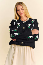 Load image into Gallery viewer, Davi &amp; Dani Floral Pattern Button Down Cardigan