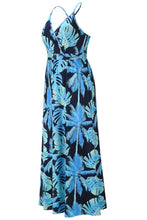 Load image into Gallery viewer, Crisscross Printed Surplice Cami Dress