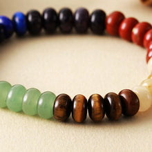 Load image into Gallery viewer, Contrast Natural Stone Bead Bracelet