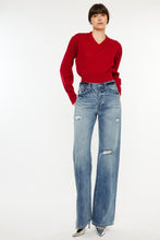 Load image into Gallery viewer, Kancan Distressed High Waist Bootcut Jeans