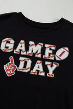 Load image into Gallery viewer, GAME DAY Fringe Long Sleeve Sweatshirt