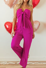 Load image into Gallery viewer, Tied Tube Wide Leg Jumpsuit