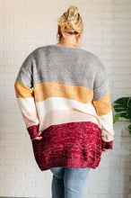 Load image into Gallery viewer, Bring the Warmth Color Block Cardigan