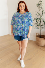 Load image into Gallery viewer, Essential Blouse in Painted Blue Mix