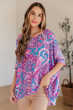 Load image into Gallery viewer, Essential Blouse in Purple Paisley