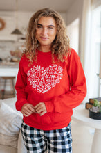 Load image into Gallery viewer, Holiday Heart Sweatshirt