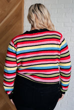 Load image into Gallery viewer, Keep Dreaming Striped Sweater