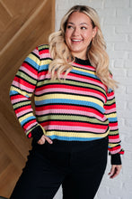 Load image into Gallery viewer, Keep Dreaming Striped Sweater