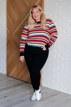 Load image into Gallery viewer, Keep Dreaming Striped Sweater