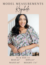 Load image into Gallery viewer, Dreamer Peplum Top in Pink Leopard