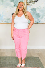 Load image into Gallery viewer, Lisa High Rise Control Top Wide Leg Crop Jeans in Pink