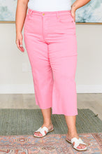 Load image into Gallery viewer, Lisa High Rise Control Top Wide Leg Crop Jeans in Pink