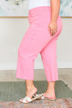 Load image into Gallery viewer, Lisa High Rise Control Top Wide Leg Crop Jeans in Pink