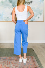 Load image into Gallery viewer, Lisa High Rise Control Top Wide Leg Crop Jeans in Sky Blue