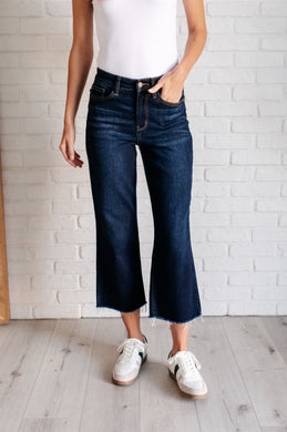 Madeline High Rise Cropped Wide Leg Jeans