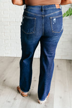 Load image into Gallery viewer, Montana High Rise Rigid Magic Distressed Straight Jeans