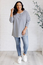 Load image into Gallery viewer, Obviously Mine Striped Oversized Top