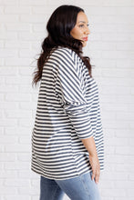 Load image into Gallery viewer, Obviously Mine Striped Oversized Top