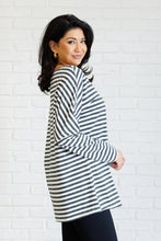 Load image into Gallery viewer, Obviously Mine Striped Oversized Top