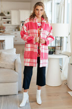 Load image into Gallery viewer, Passion in Plaid Coat in Pink