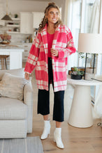 Load image into Gallery viewer, Passion in Plaid Coat in Pink