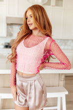 Load image into Gallery viewer, Pearl Diver Layering Top in Pink