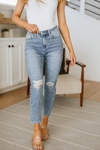 Load image into Gallery viewer, Reese Rhinestone Slim Fit Jeans