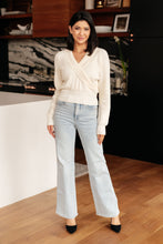 Load image into Gallery viewer, Requisite Request Surplice Crop Sweater