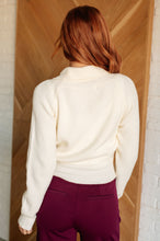 Load image into Gallery viewer, Requisite Request Surplice Crop Sweater