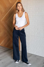 Load image into Gallery viewer, Resort Travel Wide Leg Crop Pant in  Navy