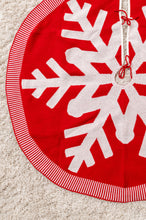 Load image into Gallery viewer, Snowflake Knit Tree Skirt